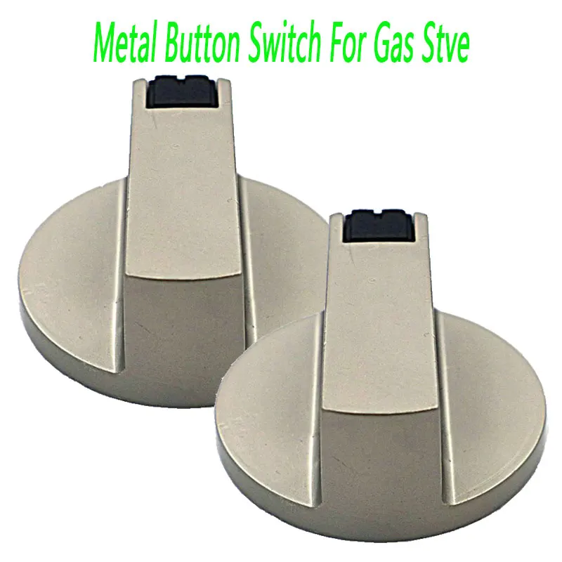 4 Pcs Metal Button Switch For Kitchen Cooker Gas Stve Switch Control Knobs Household use Gas Stove Replacement Parts