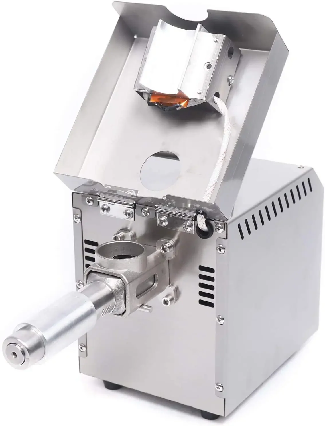 Oil Press Machine Stainless Steel Presser Intelligent Control Hot/Cold Oil Press for Nuts Walnut Linseed Olive Kernel Almond Rap