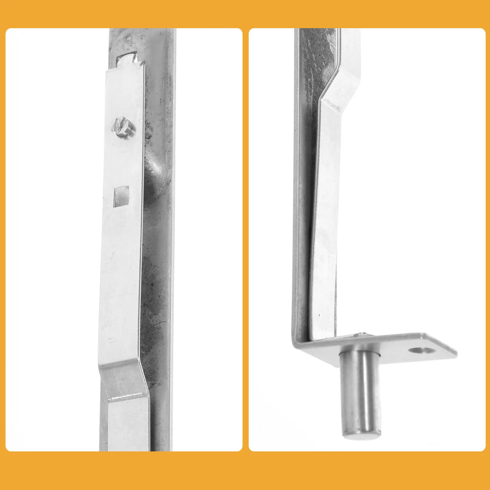 

Stainless Steel Flush Bolt Heavy Duty Security Concealed For Double French Wood Doors 8 Inch 20.20Cm Screws Included Durable