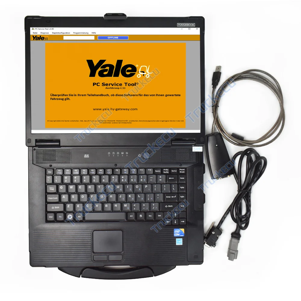 

CF52 Laptop for yale Hyster Tool Forklift Diagnostic for yale Hyster PC Service Auto Diagnosis Tool Ifak CAN USB Interface