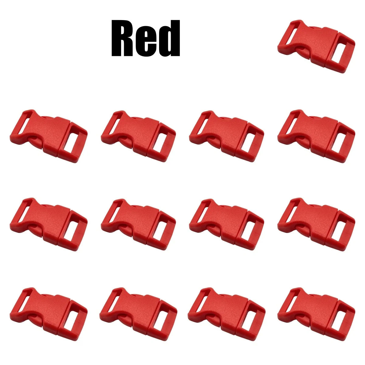 13-100 Stuks 10/15/20/25mm Diverse Kleuren Plastic Side Release Gesp Riemgesp voor Parachute 550 Koord Paracord Armband Outdoor
