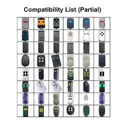 Mando a distancia Universal para garaje, duplicador de Control remoto de 433MHZ, copia automática, 4 botones clave, abridor de puerta, 433,92, nuevo, 2022