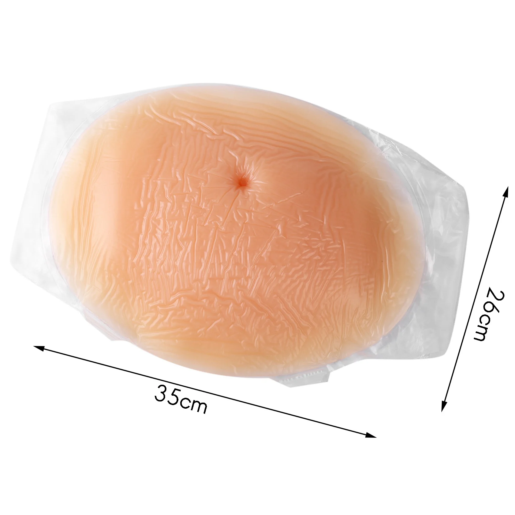 

100% Silicone Fake Pregnant Belly Jelly Belly, Disguised Pregnant Women Fake Belly Halloween COS Props