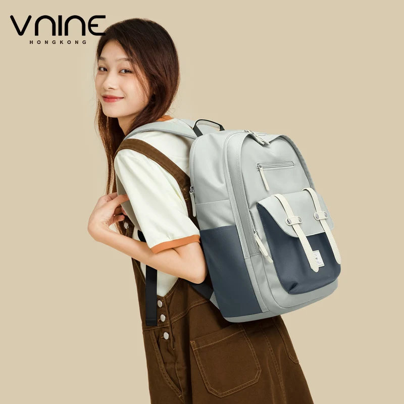 Bolsa escolar de grande capacidade para estudantes do ensino médio, mochila de lazer para mulheres, bolsa de viagem, escola júnior e secundária, nova, 2024