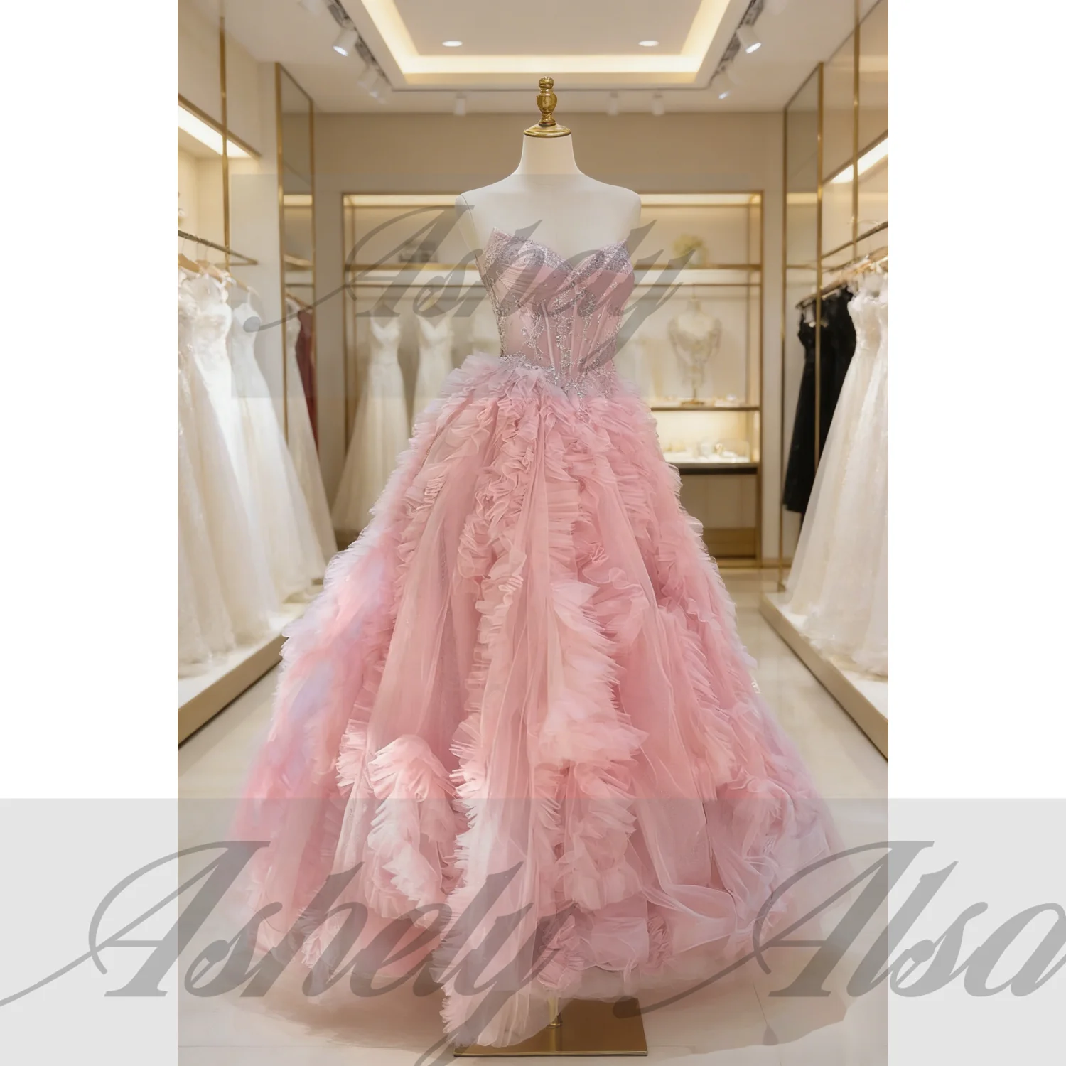 Vestidos de Fiesta Azul Hielo  - High End Women'S Formal Wear reseña y precio