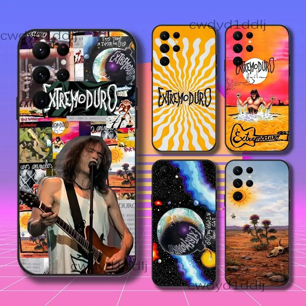 

E-Extremoduro Rock Band Phone Case For Samsung S10,S21,FE,S21 ,S26,S25,S24,S23,Ultra,S9,S22,Plus Black Shockproof Silicone Sof