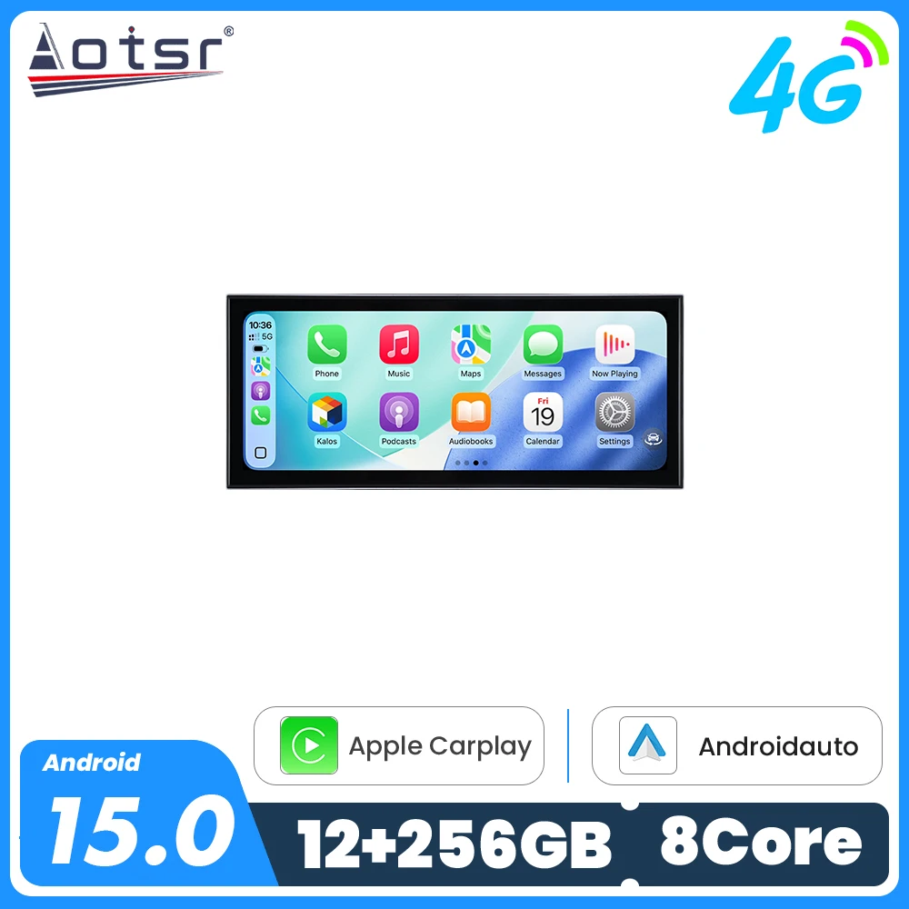 Radio Multimedia con Pantalla Táctil de 15.8 Pulgadas para Volvo V40 2013-2019, GPS, Navegador, Carplay, Android Auto, Plug & Play, Actualización
