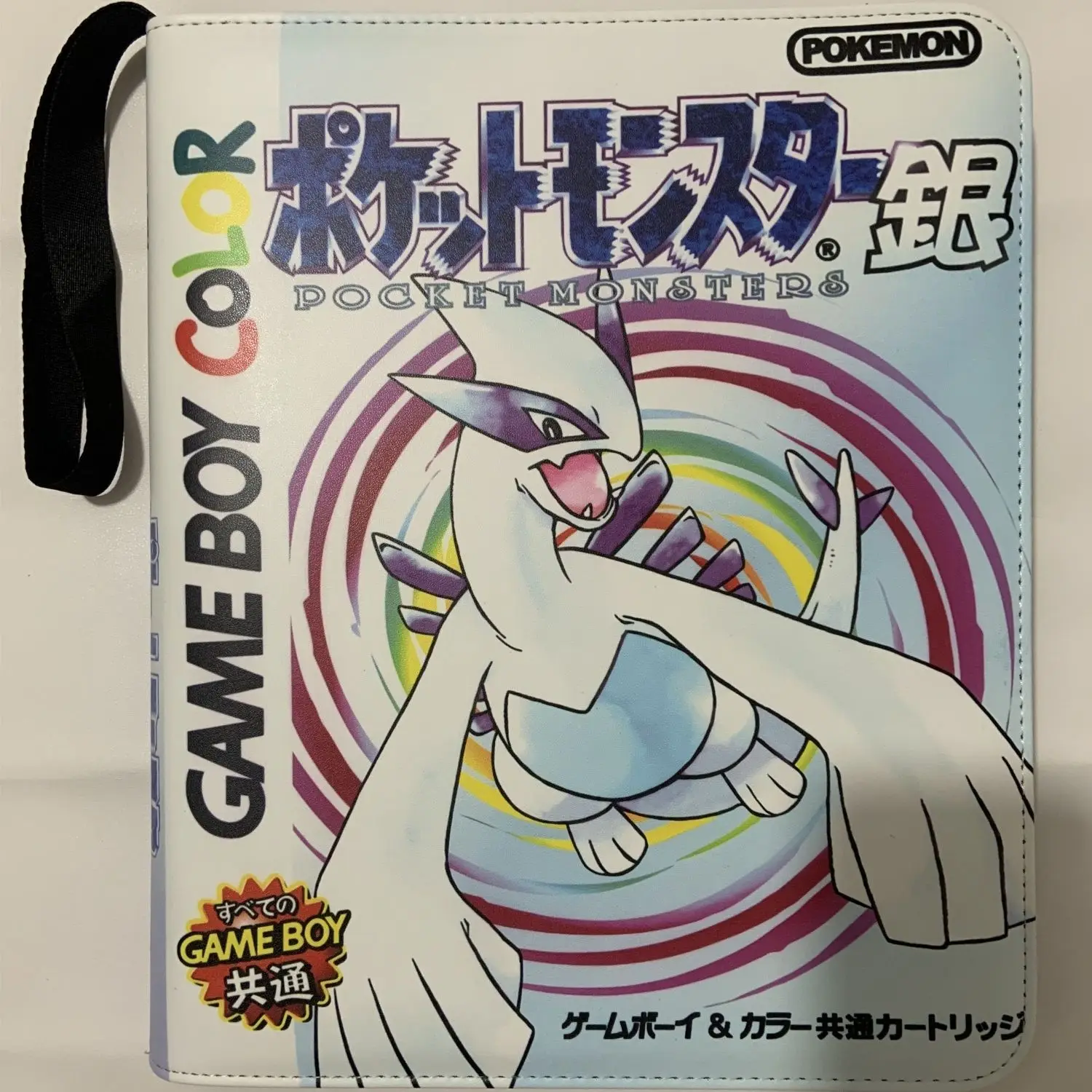 Nuovo elencato GB Pikachu Cartoon Anime Battle Card Booklet Raccoglitore con cerniera Porta carte Cas Vmax Collezione di carte da gioco Giocattoli