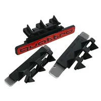 for Audi Quattro Car Styling Front Grille Emblem Badge A6 A7 SQ5 SQ7 S3 S4 S5 S6 S7 S8 A4l A6l A1 A3 A4 A5 SQ3 Logo Accessories