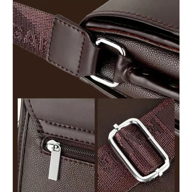 2025 New Luxury Brand Messenger Men Leather Side Shoulder Bags For Business Office Work Bag Male Briefcase Casual Crossbody bags