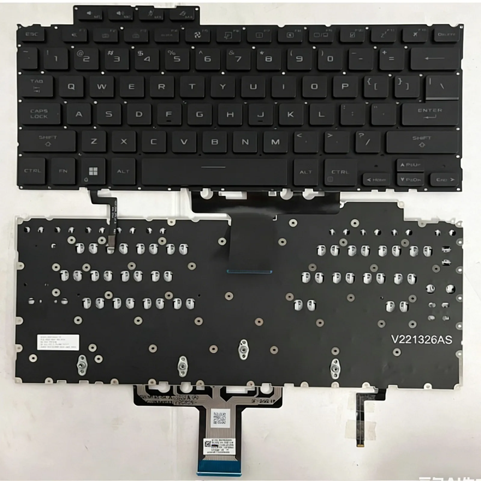 

US layout for Asus ROG Flow X13 GV302 GV302XA GV302XU GV302XV 2023 laptop backlit keyboard