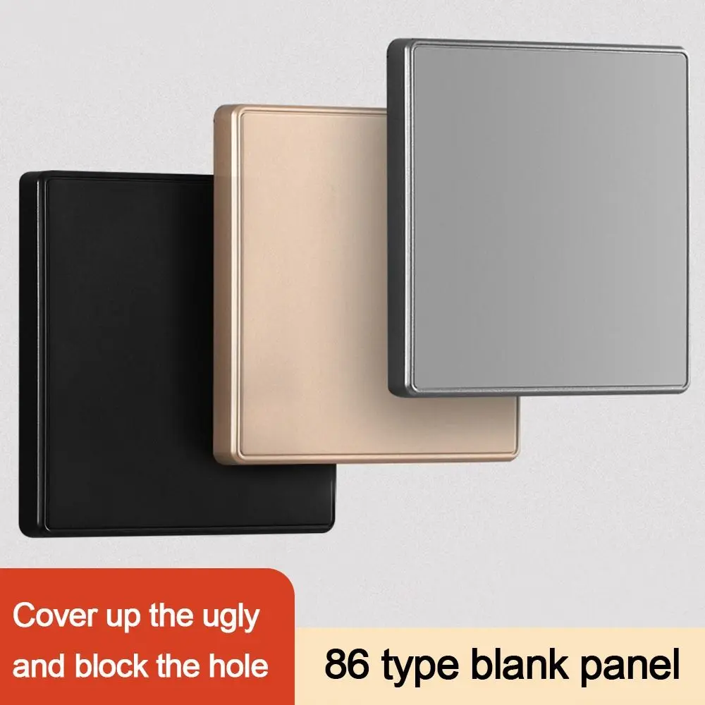 Home Decoration 86 Type Wall Hole Cover Thickened Switch Socket Cover Plate Panel Decor Cover Home Improvement
