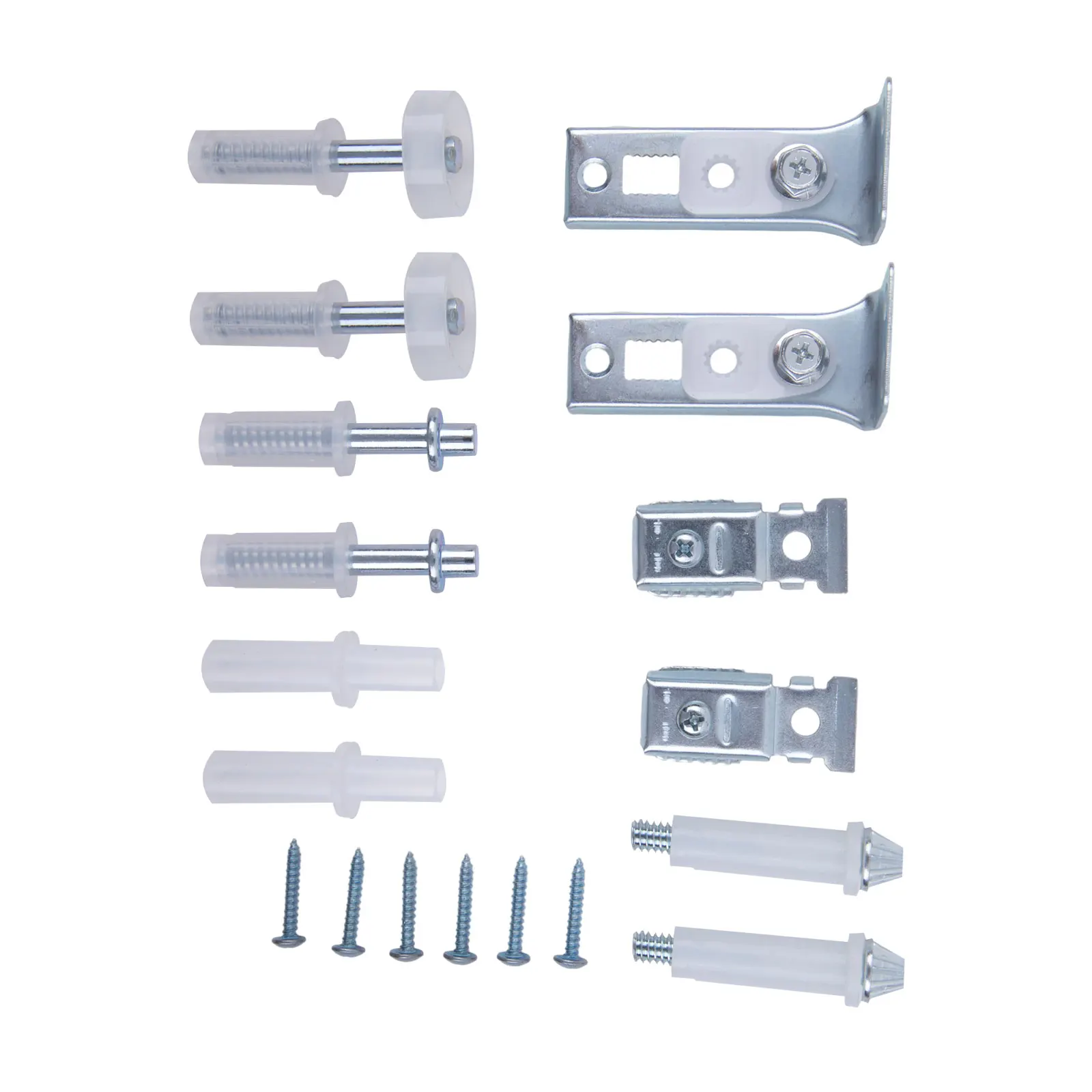 Repair Tools Door Hardware Kits Silver Useful White 1 Pack Accessories Metal New Nylon Parts High Quality Nice