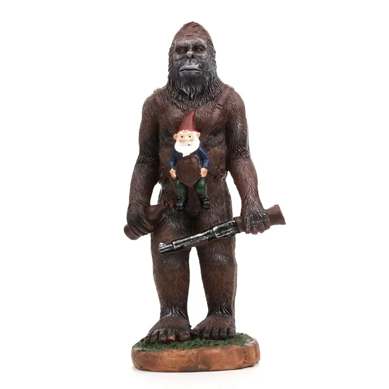 Resin Sculpture Originality Gorilla Dwarf Home Art Table Decoration Crafts Room Decoration Christmas Halloween Gifts