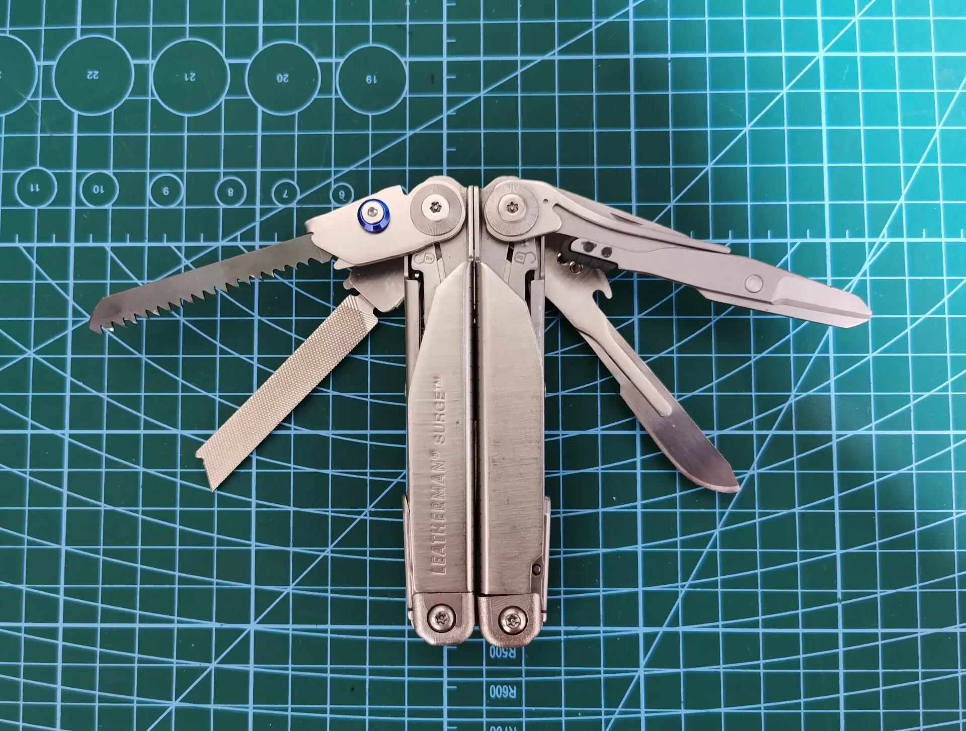 Type A T-Saw Mount for Leatherman Surge, Second T-Mount, Bosch T118 Compatible, 1-1.2mm Blades, Tool Not Included - view 5