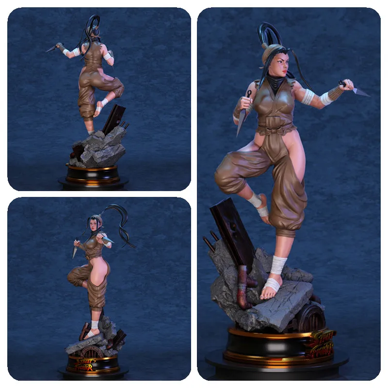 LinDeekin D44 Kits de garagem 3D personalizados Figura sem pintura Modelos GK resina branca Quebra-cabeça desmontado de modelos de personagens