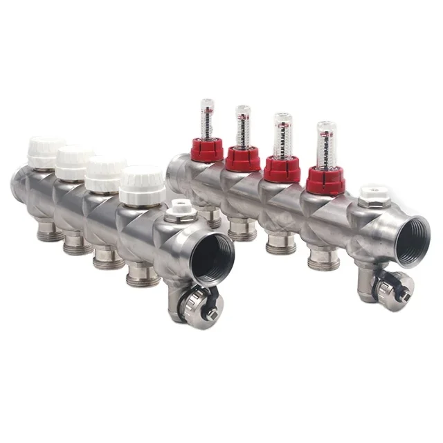 Factory Wholesale Stainless Steel Underfloor Heating Manifold Good Quality Floor  Systems