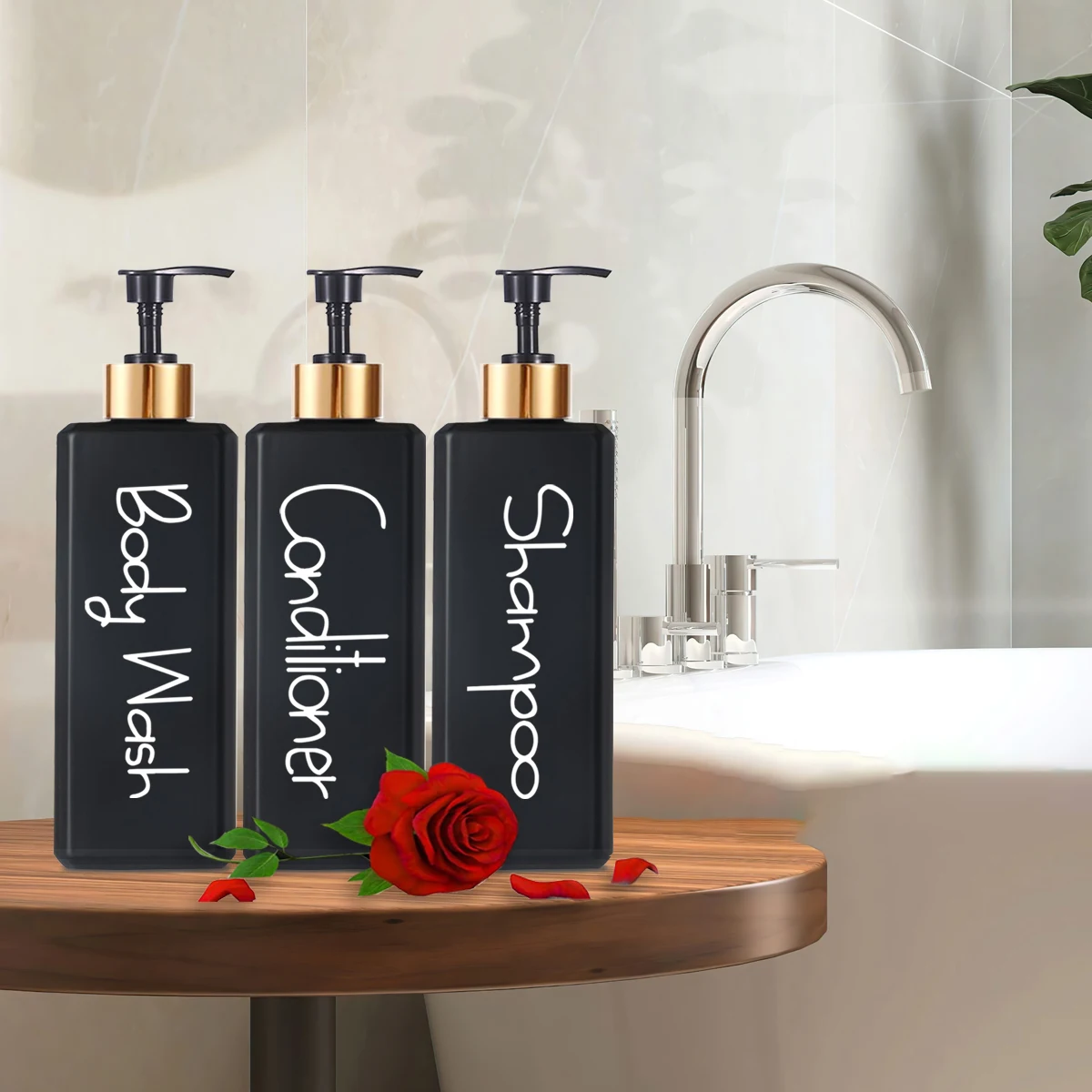 Shower Soap Dispenser Shampoo and Conditioner Pump Bottle for Bathroom Kitchen Lotion Liquid Soap Dispenser