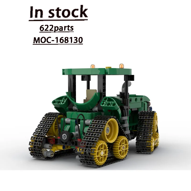 

MOC-168130 New Urban Farm Agricultural Tractor Building Block Model 622 Parts Creative Boys Children's Birthday Toy Gift
