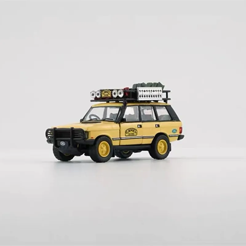 New 1/64 1PCS Mini Car Land Discovery 1 Camel Trophy Diecast Alloy Car Models Classic LSE Collection Gifts Boy Toys In Stock