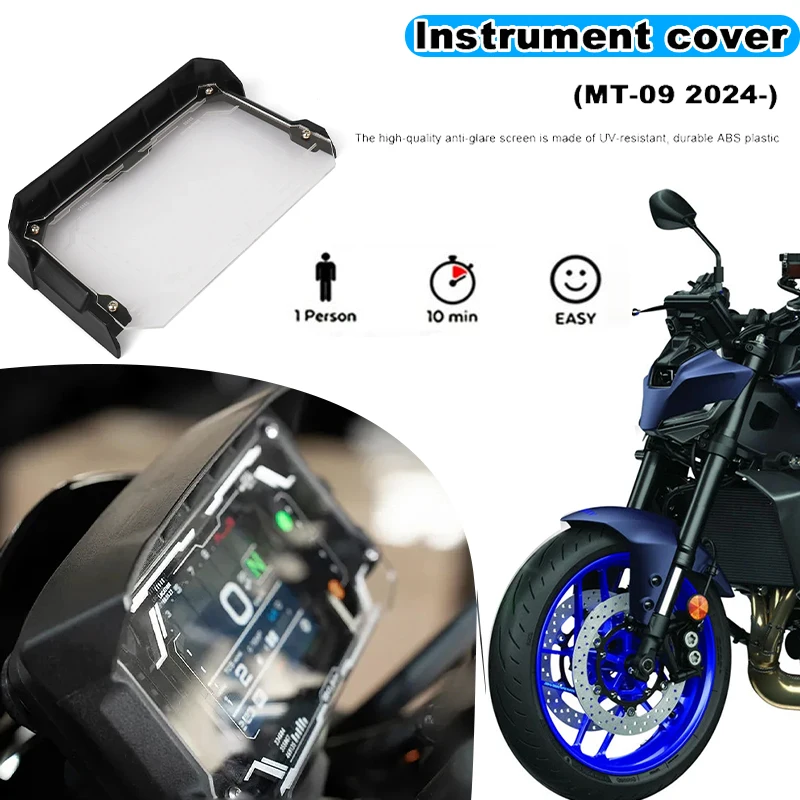 

For Yamaha MT-09 MT09 MT 09 2024 2025 Accessories Speedometer Instrument Case Gauge Odometer Tachometer Housing Cover Meter