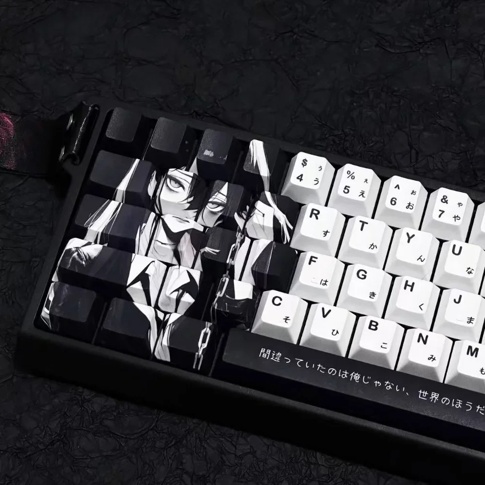 

Japanese Key Cap Personality Anime Character Cherry PBT 132 Key for 66/68/86/96/98/104 Mechanical Keyboard