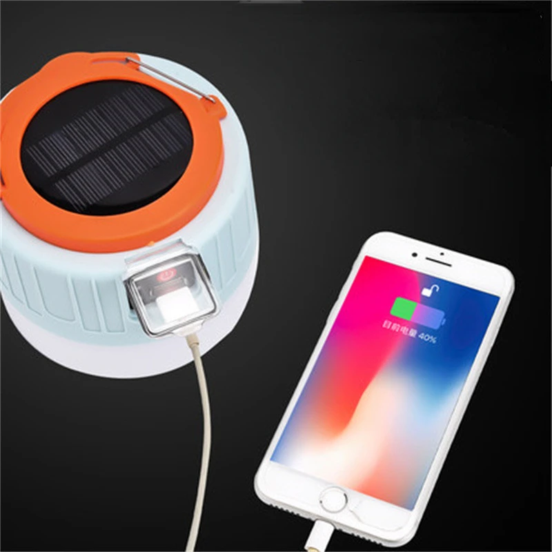 Imagem -02 - Portátil Solar Led Camping Light Lâmpada Recarregável Usb Lâmpada da Tenda Luzes de Emergência para Exterior Churrasco Caminhadas 1000w