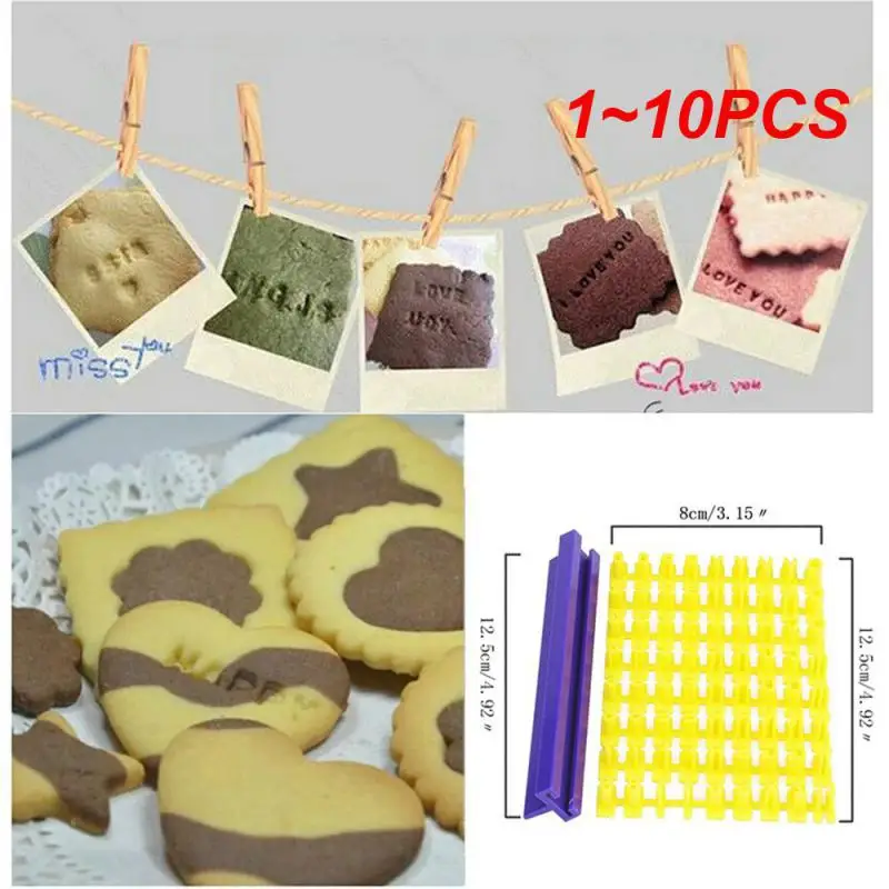 1~10PCS Alphabet Letter Number Cookie Press Stamp Embosser Cutter Baking Mold Cake Curling Embossing Mold Cookies Tools