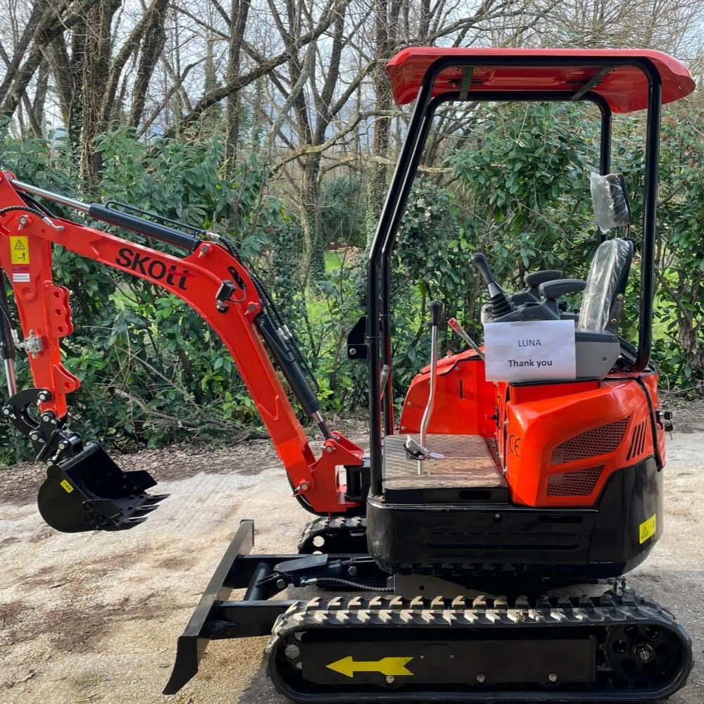 

Customized Mini Excavator CE Certified Kubota Engine Optional Hydraulic Small Digger Factory Price For Garden Farm Construction