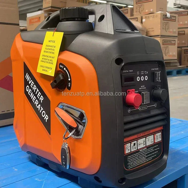 Factory Wholesale Price 5 Liters Large Fuel Tank 24 Volt 1800 Watt Small Portable Generator For Truck Rv Camping Outdoor