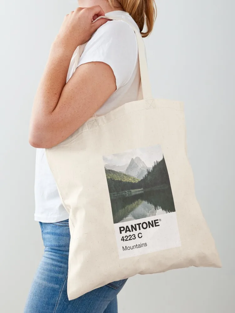 

Pantone Mountains Tote Bag cute tote bag canvas shopping bag tote university