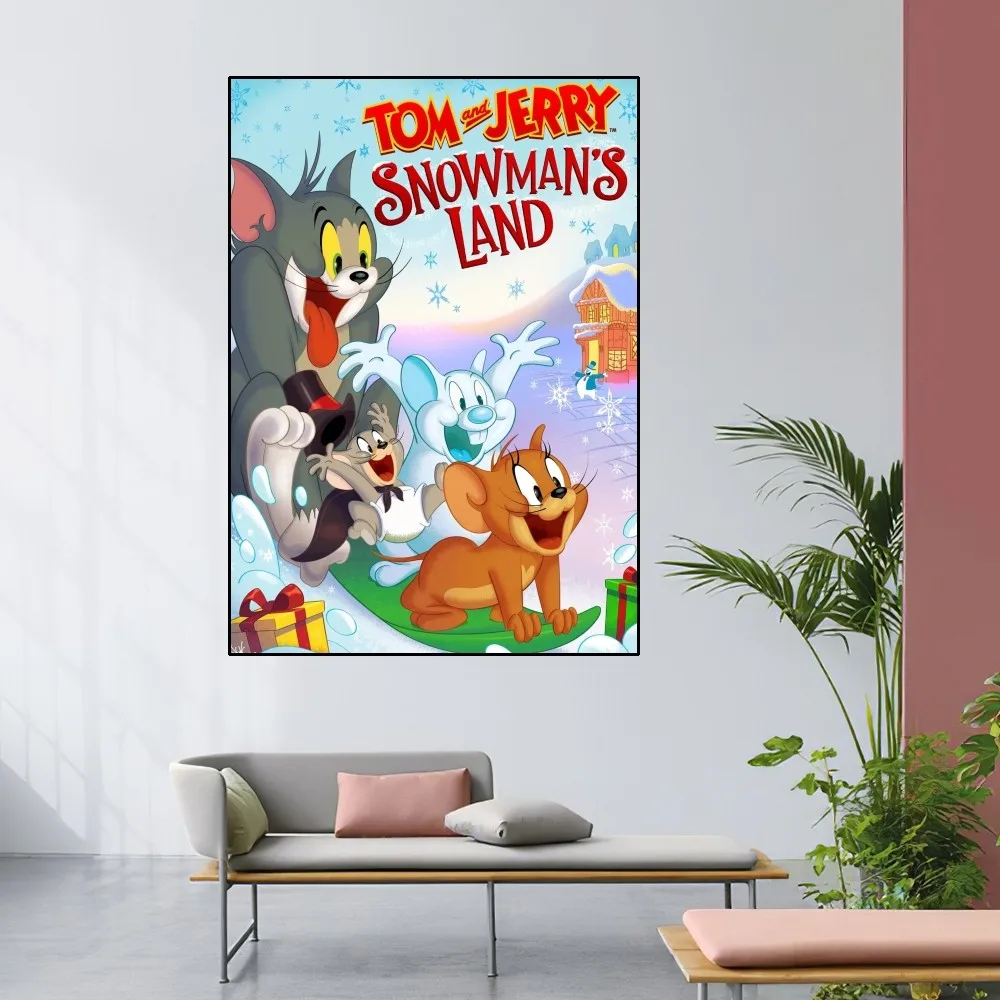 BEAST KINGDOM Tom and Jerry Cartoon Poster Home Room Decor Livingroom Bedroom Aesthetic Art Wall Painting Stickers