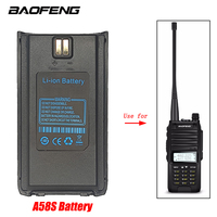 BAOFENG Walkie Talkie A58S Battery Updated BF-UVF10 Waterproof Radios Li-ion Battery A-58S BFUVF10 Two Way Radio Parts