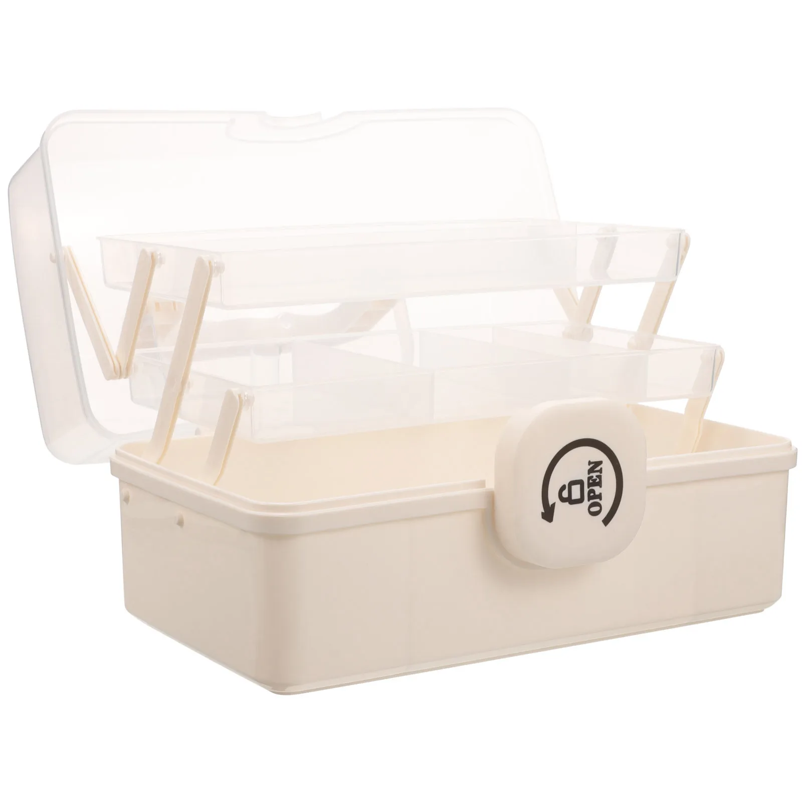 

1Pcs Medicine Storage Cabinet Family First Aid Case with Simple Handle for Easy Carrying Large Capacity for Daily Needs Portable