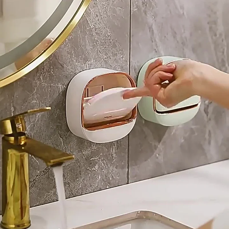 

Водонепроницаемая мыльница, нескользящий держатель для мыла для душа - герметичное хранилище в ванной комнате, современная мыльница для раковины