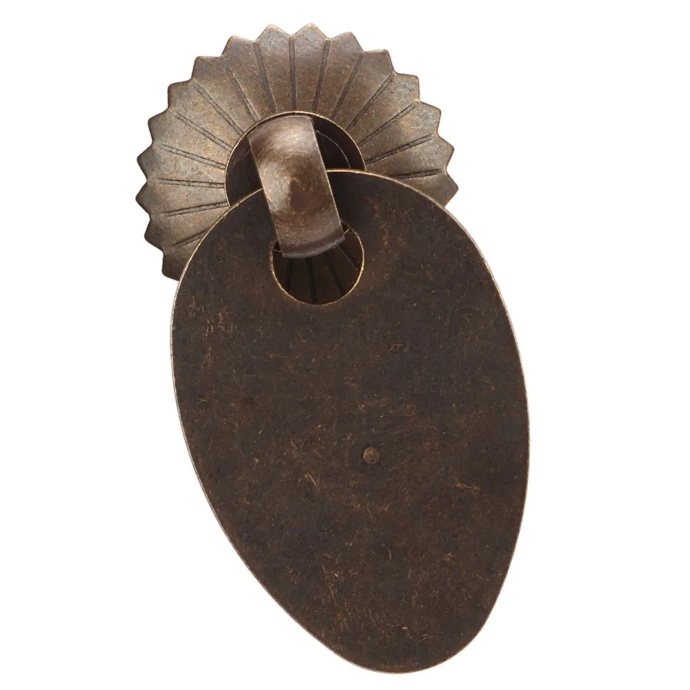 

10sets Brass Antique Drawer Handle Bronze Rustproof Retro Antique Handle With Screws Melon Seed Vintage Drawer Pulls Dressers