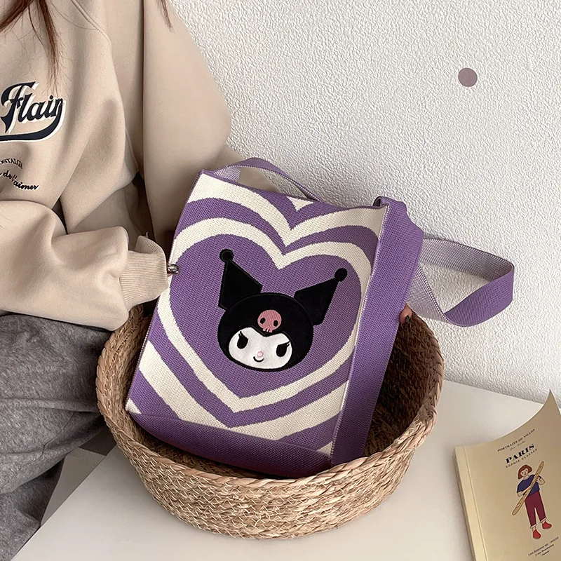 Sanrio New Clow M Casual Handbag Large Capacity Lightweight Shoulder Pad Stain-Resistant Cute Cartoon Tote