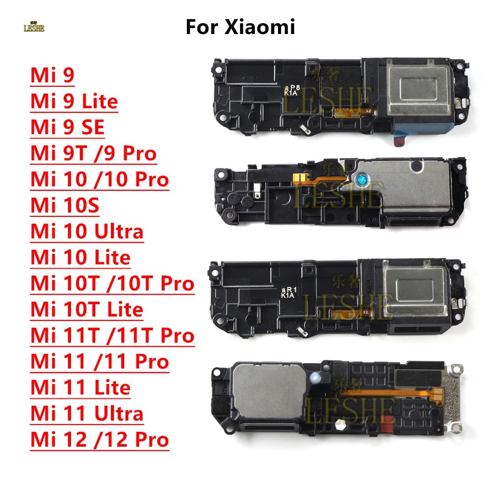 

For Xiaomi Mi 9 10 9T 10 10T 11 11T 12 Lite Se Pro Buzzer Ringer Loud Speaker Loudspeaker Flex Cable