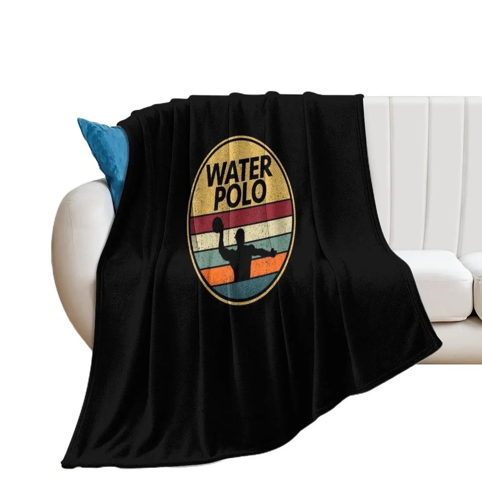 Retro Water Polo Vintage H2 Polo Waterpolo Throw Blanket For Sofa Thin Decorative Sofa Blankets