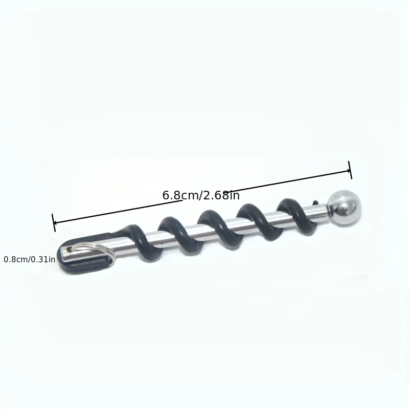 Mini Pocket Red Wine Bottle Opener Stainless Steel Metal Waiter Corkscrew Bottle Wine Opener Portable Keychain Bottle Opener