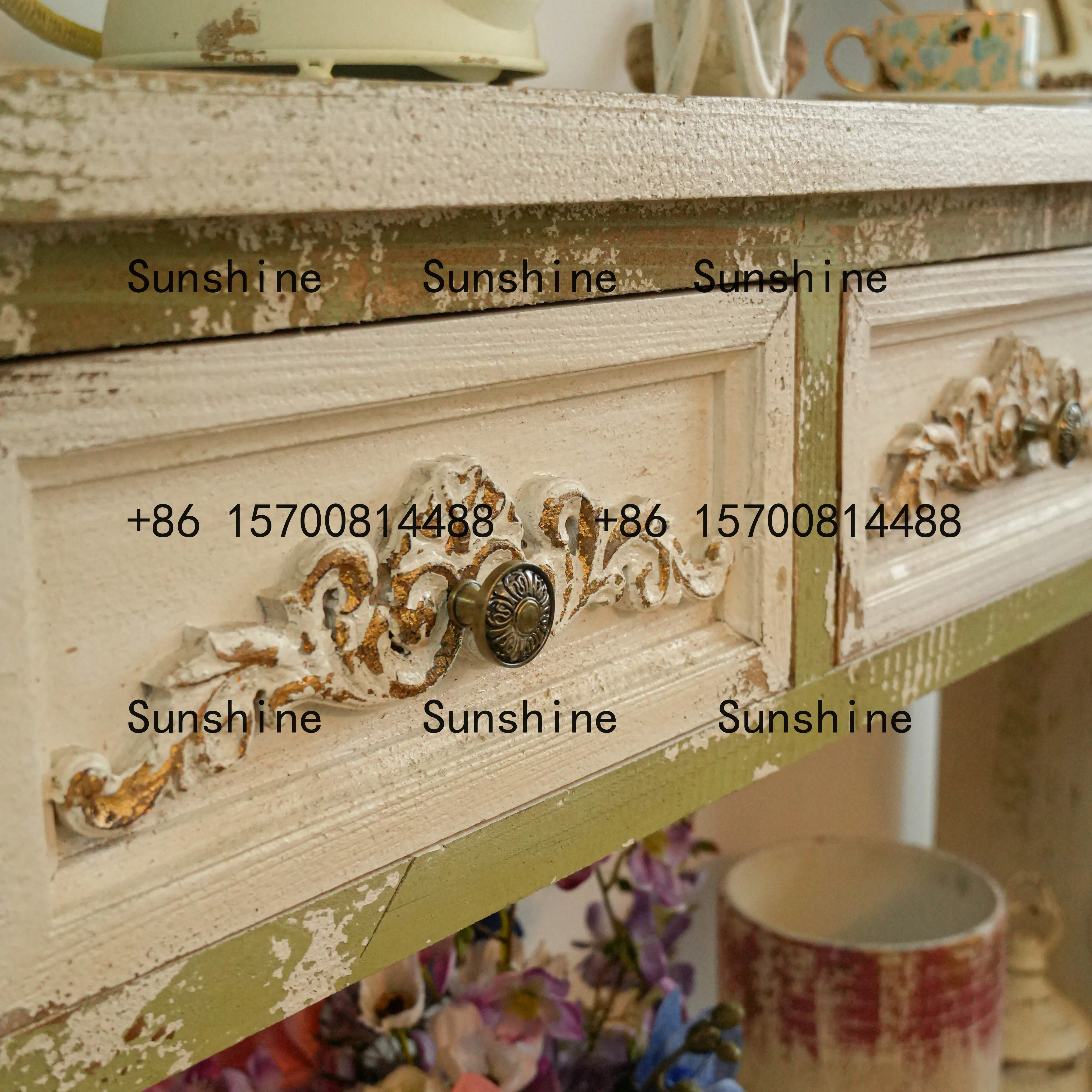 خزانة تقسيم غرفة المعيشة مدخل متكامل، شرفة، طاولة شريطية ضيقة، خزانة باب من الخشب الصلب