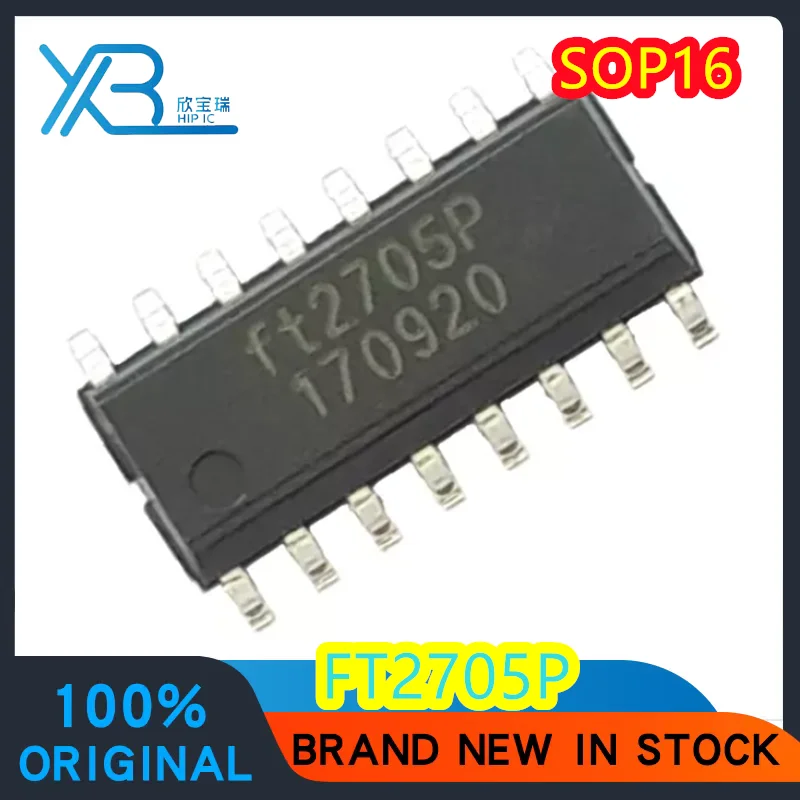

(1/50 pieces) FT2705P SOP16 ft2705P original authentic dual channel 2*10W power amplifier chip anti-breaking sound spot delivery