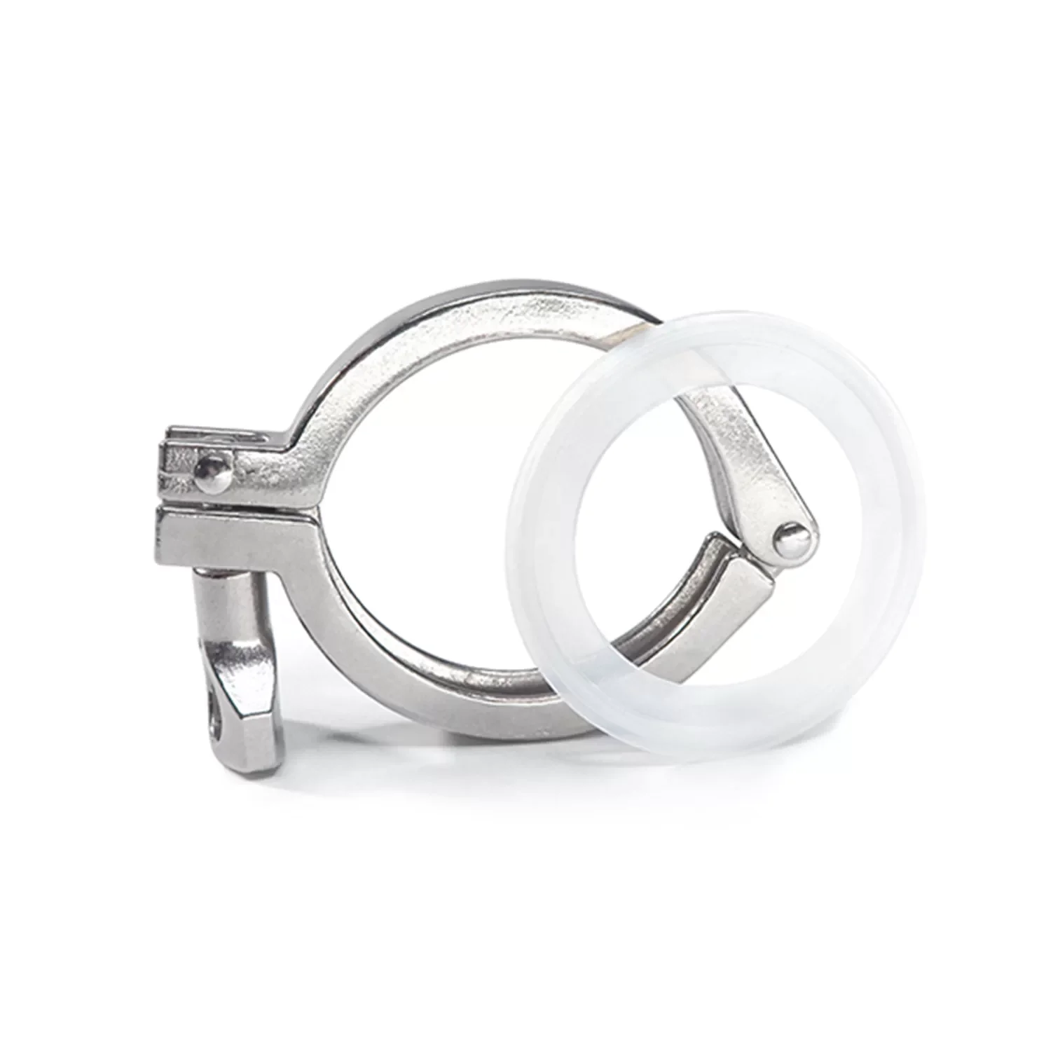 0.5"1.5"2"3"4"50.5mm25.4mm34mm64mm91mm119mm Stainless Steel Sanitary Tri Clamp Clover For Ferrule Homebrew Pipe Fittings