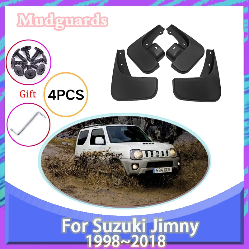 

Car Mud Guard For Suzuki Jimny JB23 JB33 JB43 JB53 1998~2018 Antifreeze Mudguards Mudflaps Mud Guard Fender Set Auto Accessories