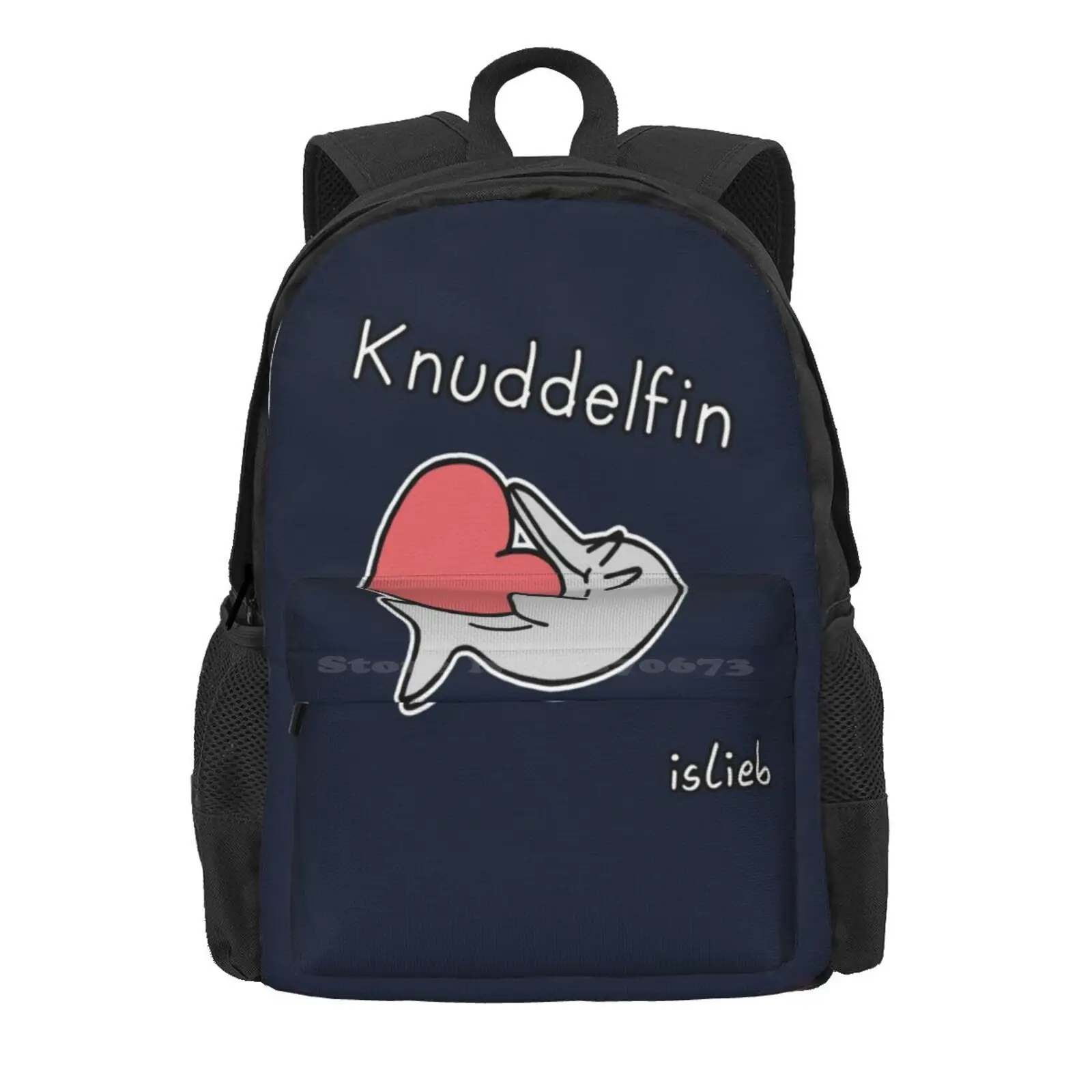 Cuddly Dolphin Hot Sale Schoolbag Backpack Fashion Bags Knuddelfin By Islieb