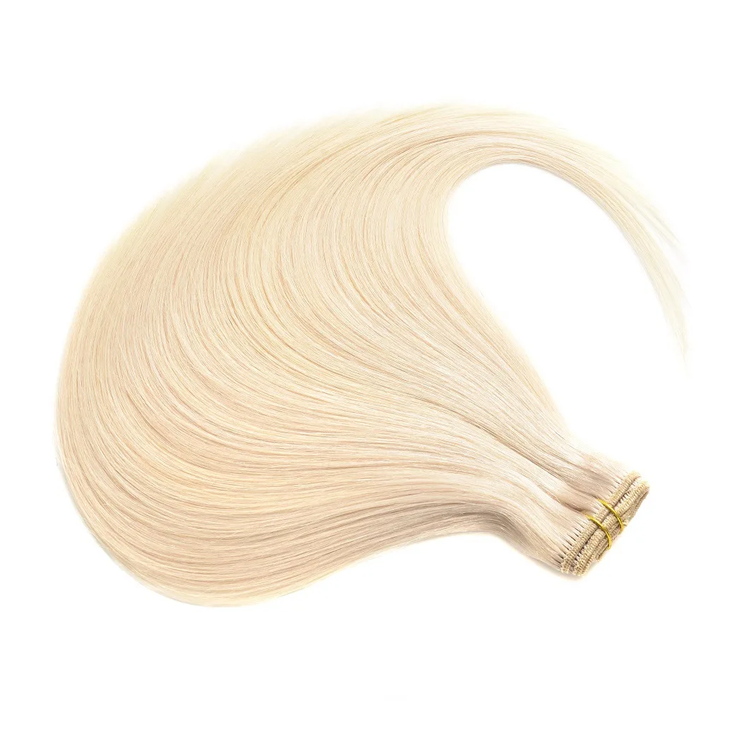 Wig, wig, female straight hair clip, four-piece hair set, wig seamless hair extension
