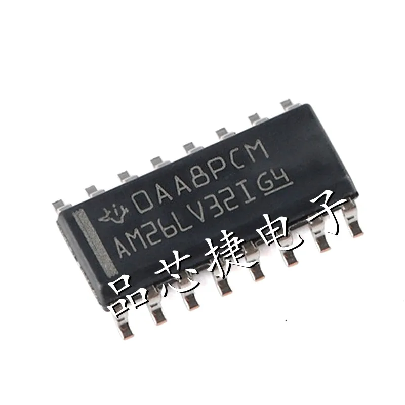 

10 шт./лот AM26LV32IDR маркировка AM26LV32I SOIC-16 низковольтный высокоскоростной четырехскоростной дифференциальный линейный приемник