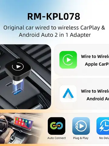 Carplay Adapter Mini Wireless CarPlay & Android Produktbild-Vorschau 14