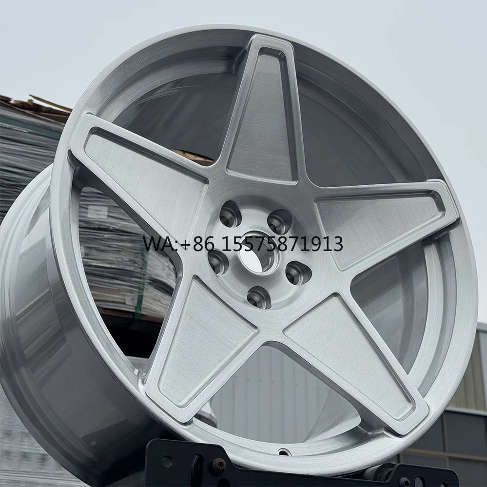 

Custom Monoblock 5x112 5x120 19 20 21 22 24 Inch Deep Concave Passenger Car Wheels Brushed Aluminum Alloy Forged Wheels