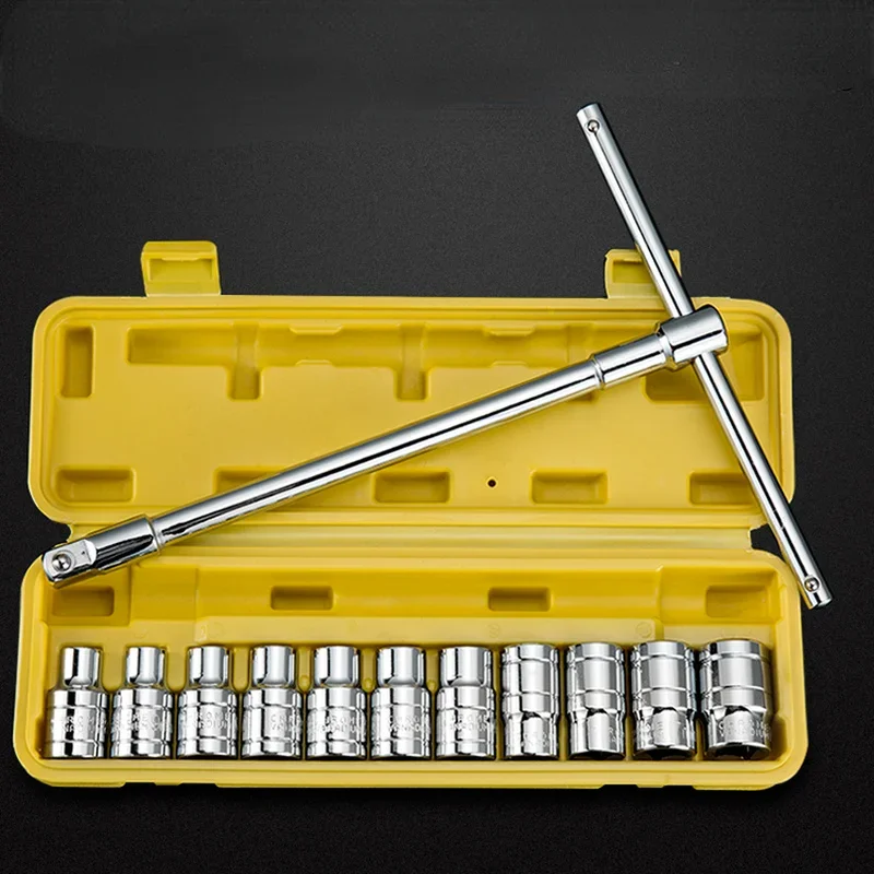 Labor-saving T-socket Wrench Set Convertible Head T-outer Hexagonal Motorcycle T-detachable Tire Wrench